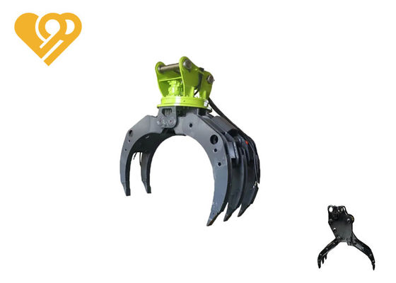 Heavy Equipment Hydraulic Attachment Q345B Alloy Steel Grapple Buckets for Excavators