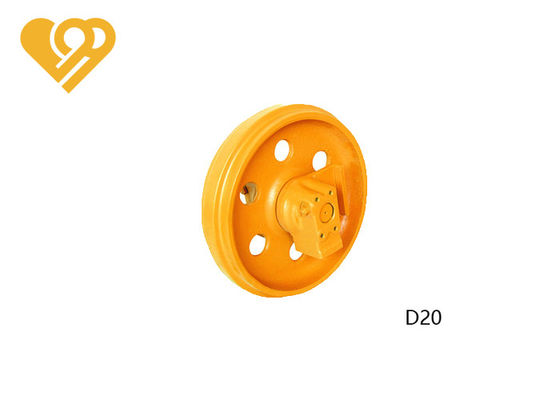 Heavy Duty Front Idler Assembly , Yellow D31 Bulldozer Idler Replacement