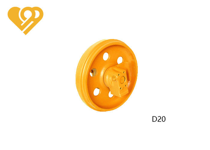 Heavy Duty Front Idler Assembly , Yellow D31 Bulldozer Idler Replacement