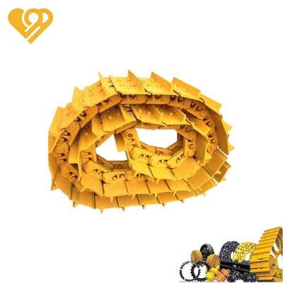 کیفیت D155 D150 Super Heavy Duty Mining Track Chain Link Assembly با 35MnBH فولاد 228.6mm Pitch و HRC 40-55 سختی کارخانه